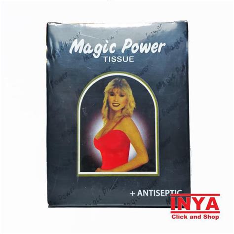 Jual Magic Power Tissue Original Black Hitam Isi Sachet Plus