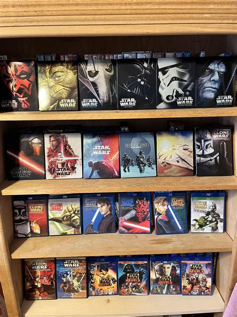 Finally Completed My Star Wars Blu Ray Collection Rclonewars