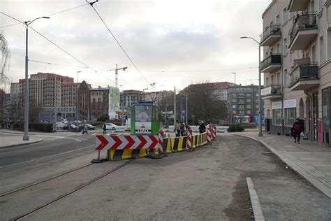 Otwarcie ul Kołłątaja Proszę uważać na szykany przy wjeździe na rondo