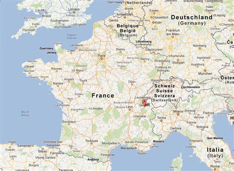 annecy carte  image satellite