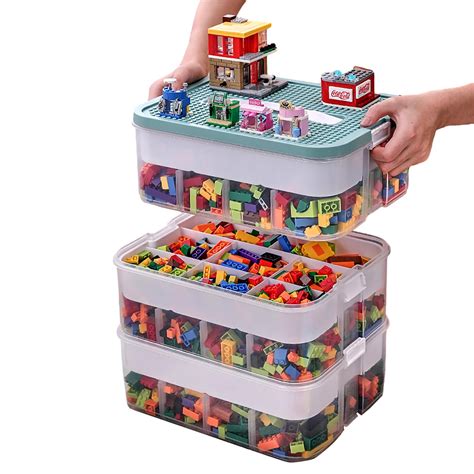 Buy Cube Storage Organizer Bins For Lego Plastic Kids Child Toy