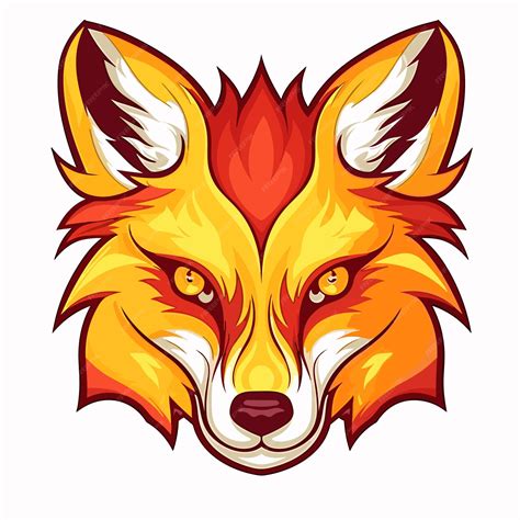 Raposa Desenho Rosto - Ilustração de rosto de raposa desenhada à mão desenho de camiseta ...