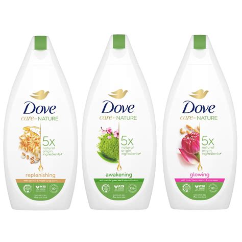 Dove Deep Moisture Body Wash Dry Skin Cleansing Assorted Flavors 13 5 Oz Pack Of 3