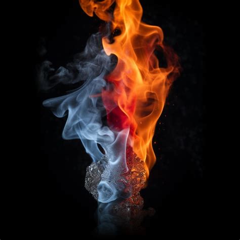Premium AI Image Hot And Cold Illustration