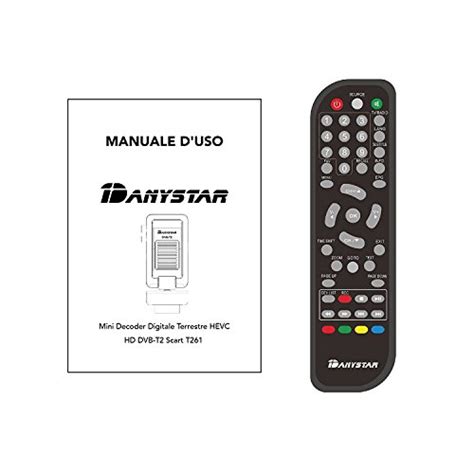 Danystar D Codeur Num Rique Terrestre Hevc Hd Dvb T Avec Fonction Pvr