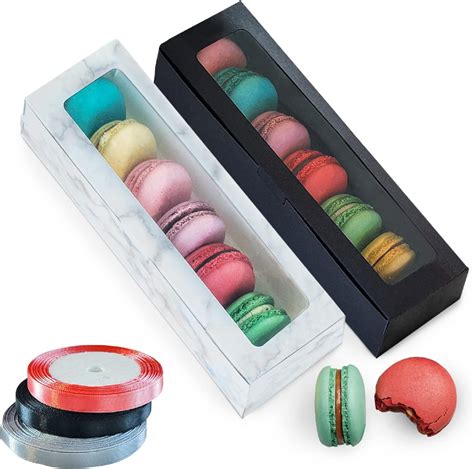 St Ck Macaron Box F R Macarons Macaron Boxen Mit Verschiedenen