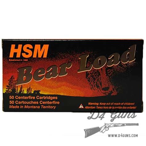 Hsm Bear Load 45 70 Govt 430gr Rnfp 20 Rounds 83730600359 D4 Guns