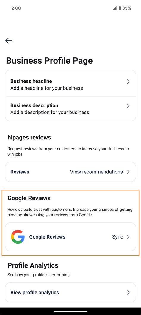 Connecting and disconnecting Google reviews