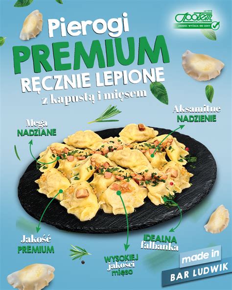 Pierogi premium z baru Ludwik od dziś dostępne w wybranych sklepach