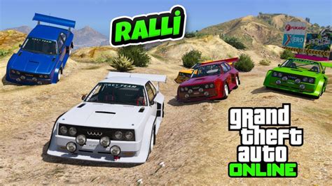 Ralli Arabalar Ile Zorlu Parkurda Yar Yorum Gta Online Youtube