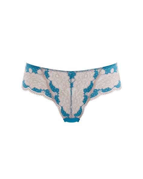 Clara Brief Peacock Blue TKD Lingerie