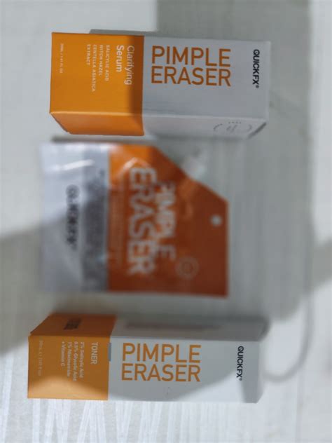 QUICKFX Pimple Eraser Set Beauty Personal Care Face Face Care On