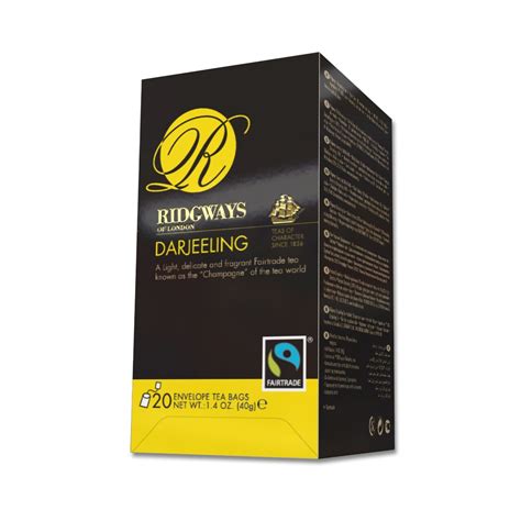 Ridgways Darjeeling Tea 20 Individually Wrapped Tea Bags Black Teas Grocery