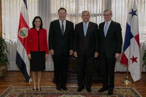 Presidents Of Costa Rica And Panama Promote Bilateral Long Term State