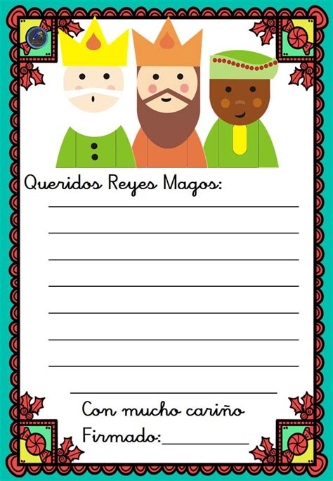 Modelos De Cartas Para Los Reyes Magos Dale Detalles