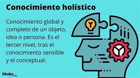 Conocimiento holístico definición características ejemplos