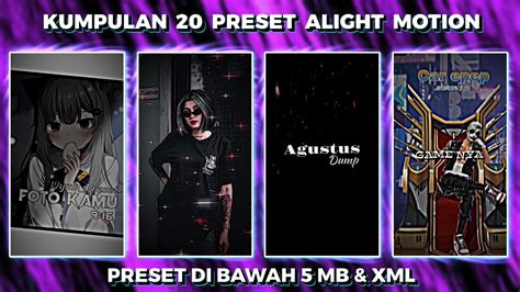 Kumpulan 20 Preset Base Alight Motion Jedag Jedug Viral Terbaru 2022