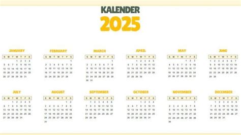 Kalender Libur Nasional Tahun 2025 Lengkap Dengan Daftar Cuti Bersama