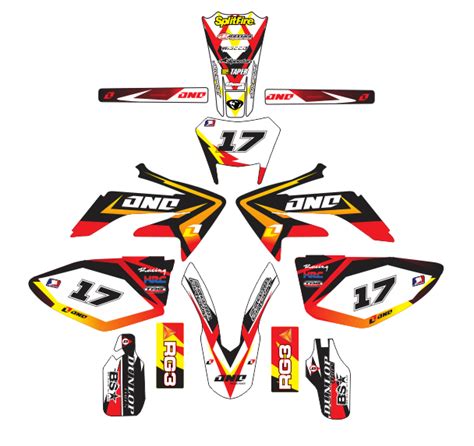 Honda Crf Rg Laminado Grueso Calcas Monkey