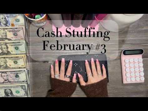 Cash Stuffing Envelopes And Sinking Funds February Paycheck