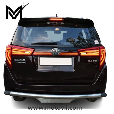 Innova Crysta Aftermarket Tail Lights With Dicky Light Combo Motovil