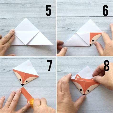 tolle ideen und anleitungen fur lesezeichen basteln origami