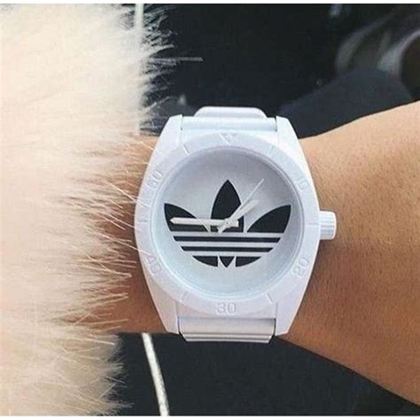 Relógio de Pulso de Ponteiro ADIDAS Santiago Pulseira Silicone Moderno