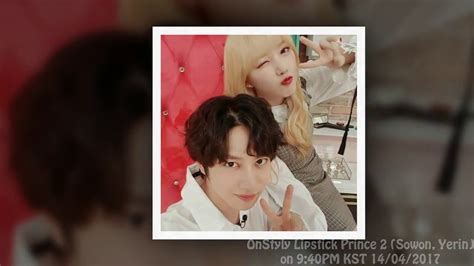 소원 Sowon 예린 Yerin on 희철 Heechul Instagram Update for Lipstick Prince