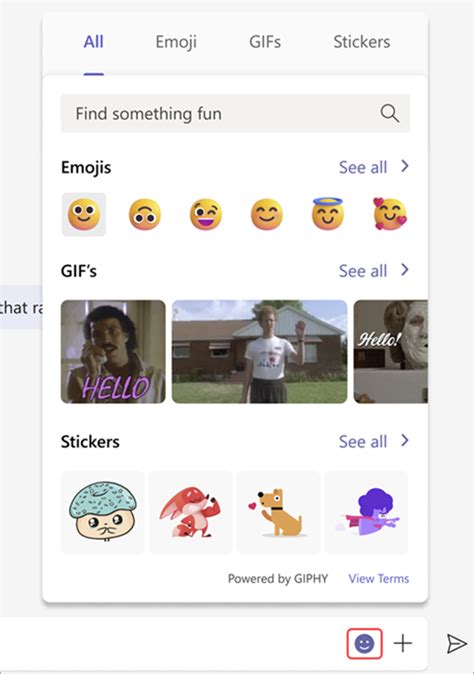 Add Emojis In Microsoft Teams Chat Inject Fun To Chatbox Mastert Ech Eg