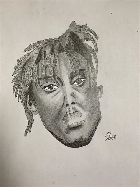 Juice Wrld Drawings Tried To Draw Juice Wrld In Class Juicewrld