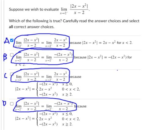 Calculus Whats Wrong With This Evaluation Of Lim Xto 2 Frac