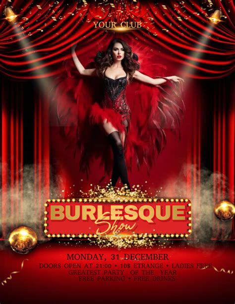 Burlesque Show Template Postermywall