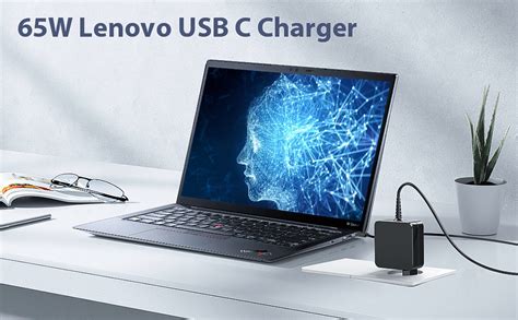 Sunydeal 65W USB C Chargeur Ordinateur Portable Pour Lenovo Thinkpad X1