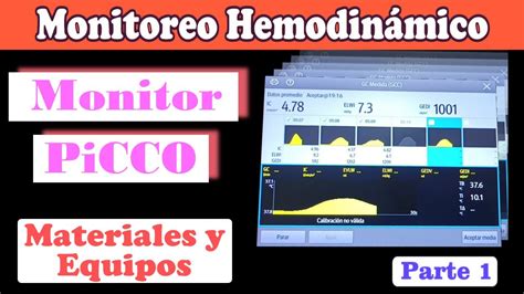 MONITOREO HEMODINÁMICO SISTEMA PiCCO MATERIALES Y EQUIPO PRIMERA