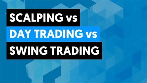 Trading Styles Scalping Vs Day Trading Vs Swing Trading Living From