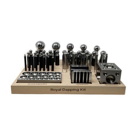 Royal Dapping Kit Jewellers Doming Dapping Block Punch Set Includes