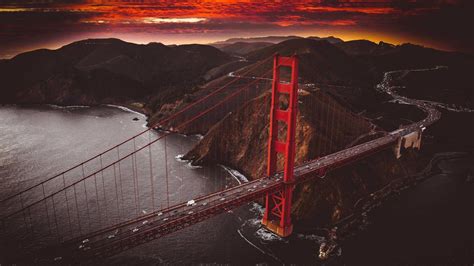 Golden Gate Bridge Sunset Wallpapers Top Free Golden Gate Bridge