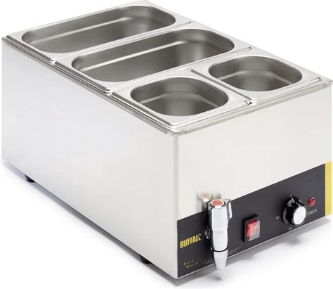 Buffalo Bain Marie Met Aftapkraan En GN Bakken Bol