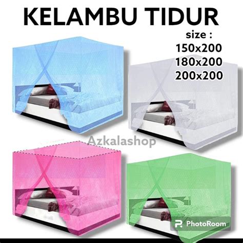 jual kelambu nyamuk kelambu jumbo kelambu kotak shopee indonesia
