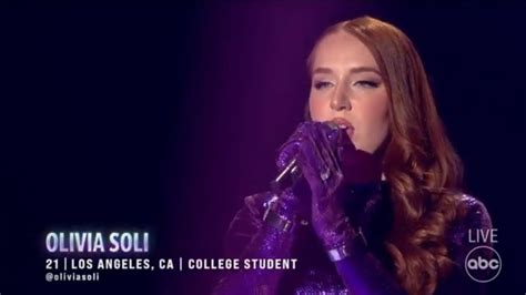 Olivia Soli Eliminated At Top Performance In American Idol