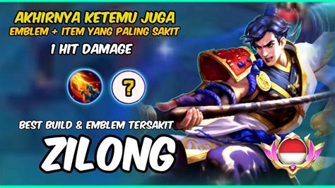 BUILD ITEM ZILONG PALING SAKIT 2023 BUILD ZILONG TERSAKIT 2023