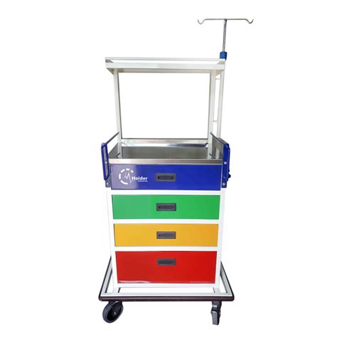 Crash Cart Emergency Trolley MHS CC 05 M Haider Surgical