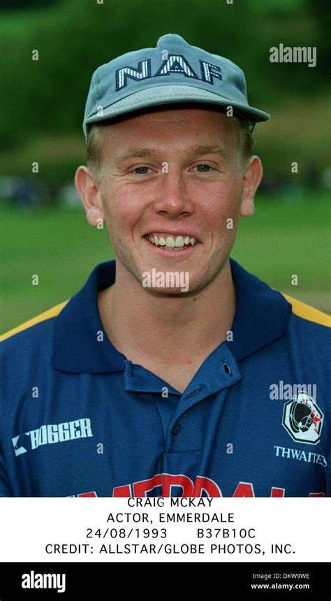 CRAIG MCKAY.ACTOR, EMMERDALE.24/08/1993.B37B10C Stock Photo - Alamy