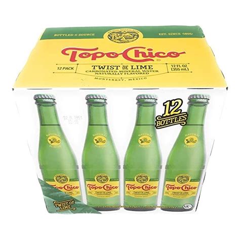 Topo Chico Water Sparkling Mineral Lime Fl Oz Pack Topo