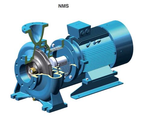 Центробежный насос Calpeda NMS 100 250B A с фланцевым соединением