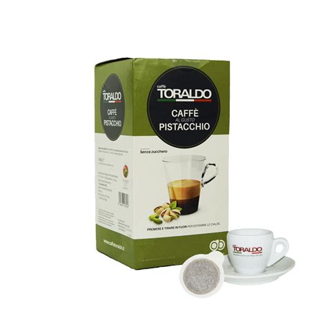 Caffe Toraldo - E.S.E. Pods - Pistachio Flavored Coffee - Single Serve
