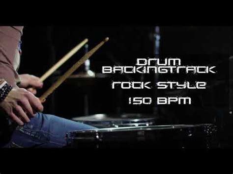 Drum Backingtrack Rock Style Bpm Youtube