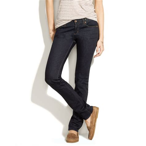 Madewell Rail Straight Jeans In Wash In Blue Madewell Wash Denim Lyst