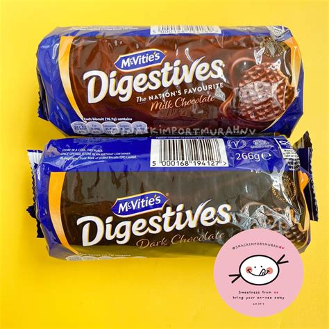 Jual Mcvities Digestive Milk Chocolate Dark Chocolate Shopee Indonesia