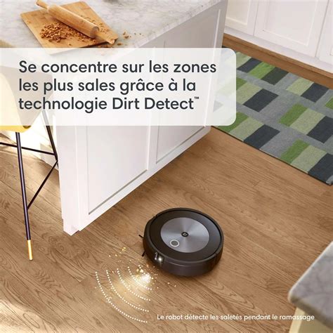 Irobot Aspirateur Robot Et Laveur De Sols J Roomba Combo J